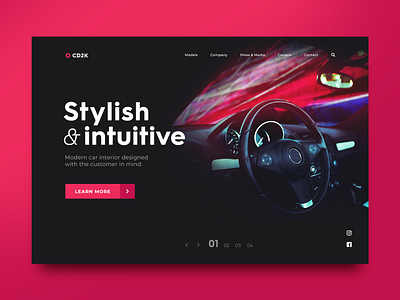 Car Company UI Concept adobe adobe photoshop daily ui design ui ui design ux