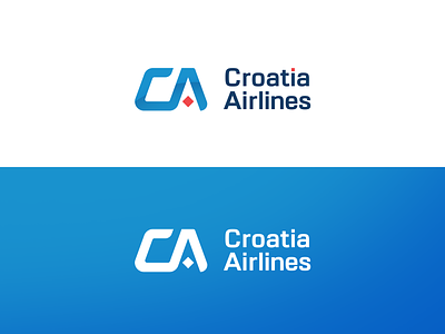 Croatia Airlines redesign concept adobe brand brand identity branding design logo rebrand rebranding redesign typography vector