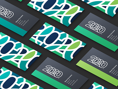 2020 Business Cards adobe illustrator branding business card business card design business cards design identity logo type typography vector