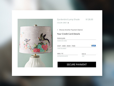 Daily UI challenge #002 - Credit Card Checkout checkout daily ui 002 design minimal payment method ui ux