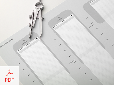 UX iPhone 5x Sketch Pad download grid iphone5 pad sketch wireframe