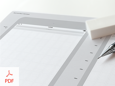 UX iPad mini / iPad 2 Sketch Pad download grid ipad sketch tablet ux wireframe