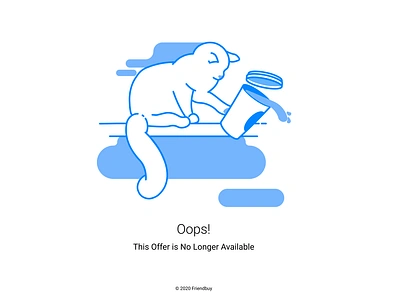 Oops Cat 404 404 error page 404 page app art branding cats design error flat illustraion oops outline svg ui ux vector web