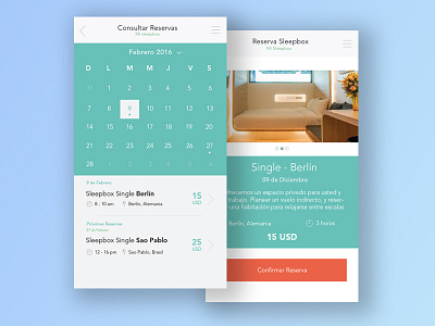 Sleepbox mobile airport app card design minimal mobile sleebox ui user ux