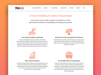 Titular.com website bootstrap design digital interface marketing mobile webdesign website