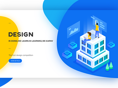 2.5D Practice design illustration web