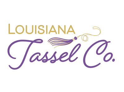 Louisiana Tassel Co. adobe illustrator branding design digital art graphic design logo tassel typography vector