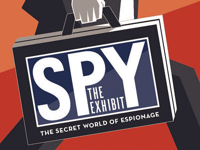 SPY The Secret World of Espionage design digital art exhibit graphic design illustator illustration key art marketing vector vector art