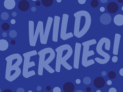Wild Berries! adobe illustrator berries branding branding design design digital art graphic design minecraft tagline typography