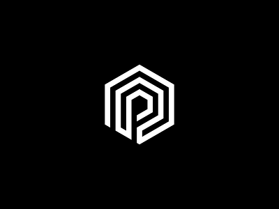 Polygon logo idea branding design logo logodesign monogram polygon vector