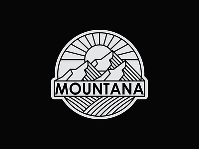 mountana clasiclogo design lineart logo monogram montain mountana