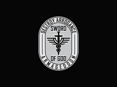 Sword of God app branding design fither god gym lineart logo sport sword swordlogo ui ux warlogo