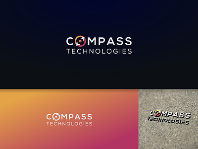 Compass Technologies app branding compass design gear icon illustration logo media modernlogo tecnology ui ux vector