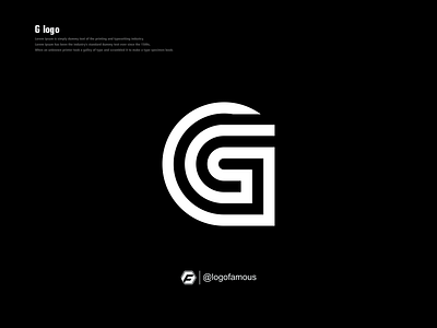G Logo Design Idea branding design discoverylogo g glogo graphic design icon illustration lettering logo logofamous monogram typography ui ux vector