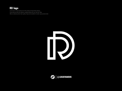 RD Logo Design Idea branding design discoverylogo graphic design icon illustration logo logofamous logoinspirations logotypo monogramlogo rd typography ui ux vector