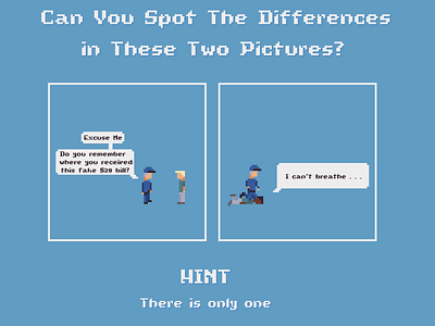 Can You Spot The Difference? blacklivesmatter pixelart