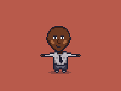 Emmanuel from Survive The Day lou bagel office pixelart survive the day