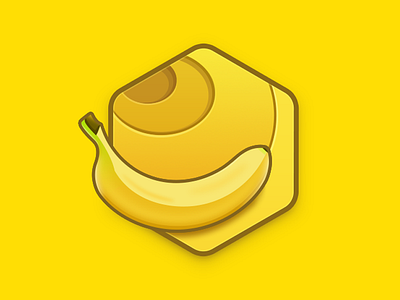 Banana banana icon