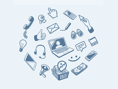 Pattern icons consulting digital icons media pattern