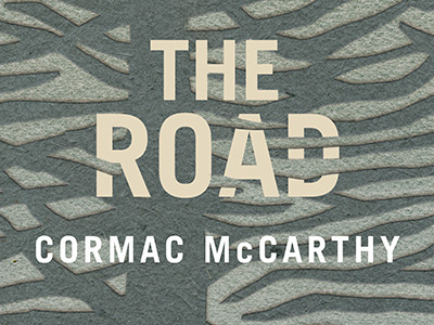 The Road Book Cover Design By Fiona Dunnett book cover design papercut typography