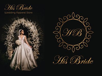 Logo Design for Wedding Apparel Store - His Bride