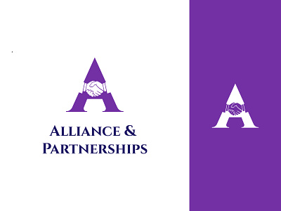 Alliance & Partnerships - Logo Design brand design brand identity branding design graphic design icons identity illustration lettermark logo logo design serif typography ui ux vector