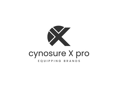 cynosure X pro - Logo Design brand design brand identity branding brands design icons illustration lettermark logo logo design monochrome technology