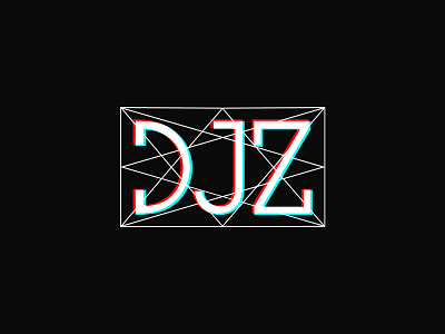 DJZ - Lettermark Logo Design brand identity branding design dj graphic design icons illustration lettering lettermark logo logo design typography