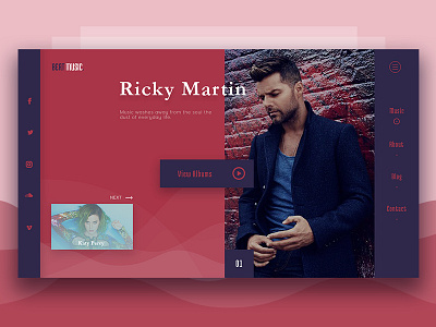 Music Web music musicapp musicui musicweb ui uiux ux webdesign webpage website webui