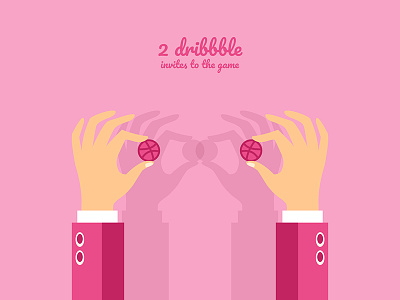 2 dribbble invites 2 invites dribbble ball dribbble invites give away invitation invite shots