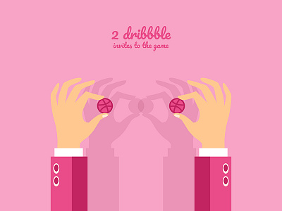 2 dribbble invites