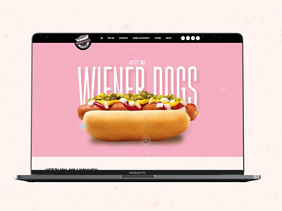 Wiener Dogs website UI Design