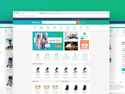 RentZania Website Ui design