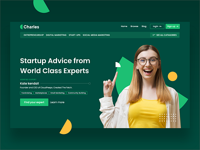 The Charles Expert Consultant UI agency agency website creative creative design design expert landingpage ui ui ux ui design uidesign uiux web web design webdesign website website design