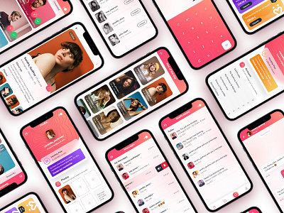 Companion Dating App Design android app app design branding creative dating dating app design hookup hotel app ios love social media ui ui ux ui design uidesign uiux userinterface ux