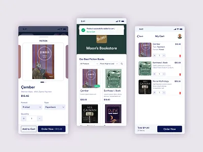 Online Store Apps book design e commerce jotform mobile mobile app mobile app ui mobile store online store shop shopping shopping app store store app ui designer uiux