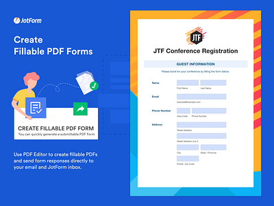 JotForm Fillable PDF Forms Media Images