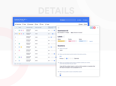 Spreadsheet detail analysis data data analysis data table design form spreadsheet spreadsheets table view ui ui design uiux