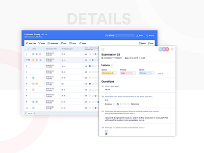 Spreadsheet detail