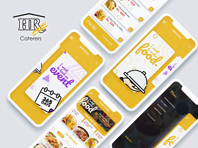 Food & Event Booking App app app design booking events foods restaurant restaurant app user experience design uxdesign