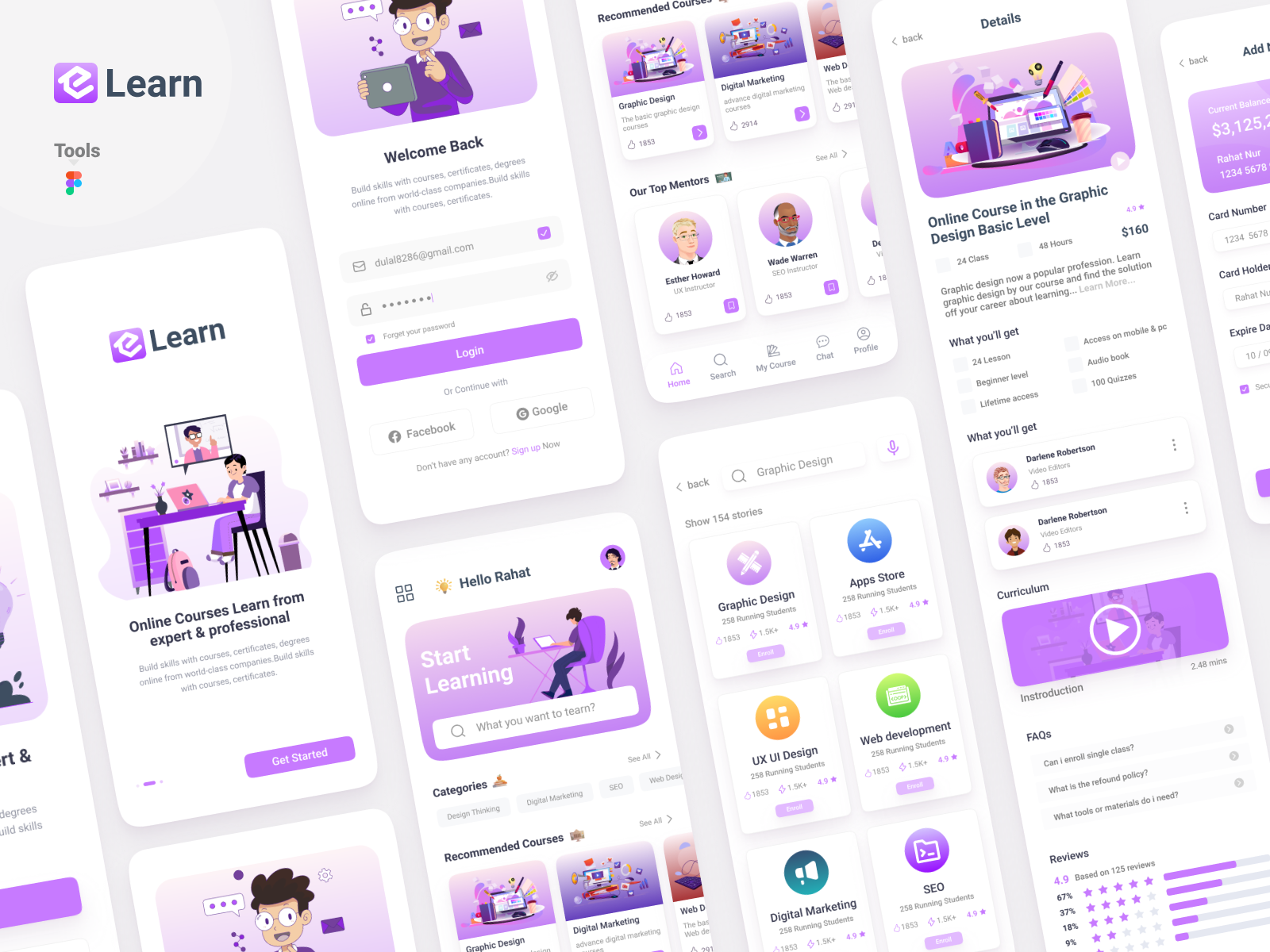 E-Learning Apps by Dulal_HD on Dribbble