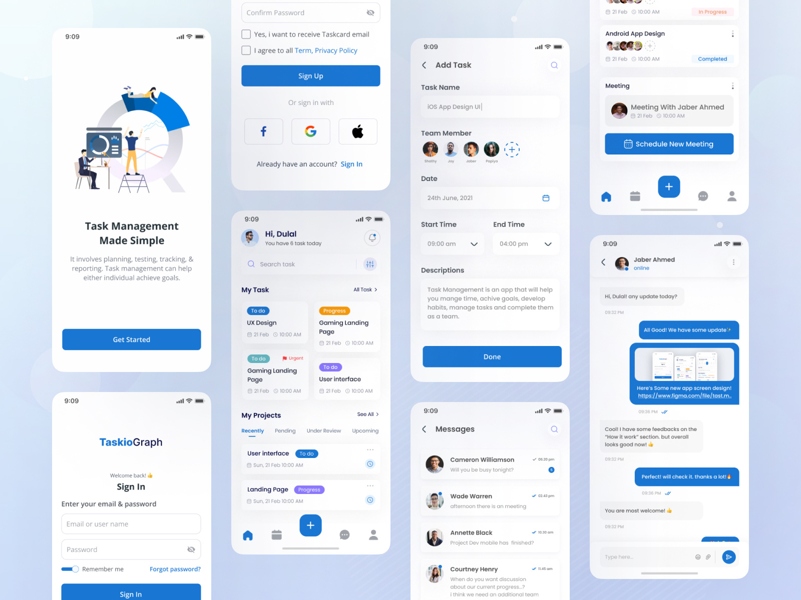 TaskioGraph Task Management App by Dulal_HD on Dribbble