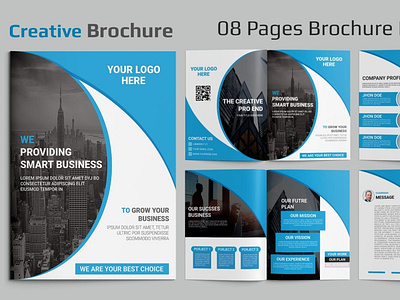 08 pages brochure design