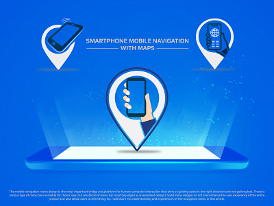 smartphone mobile navigation with maps brand call design graphicdesign locations maps smarthome