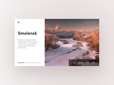 Smolensk city landing page