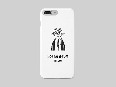 Phone cases-Mr. Cat cases illustration skin skins ui