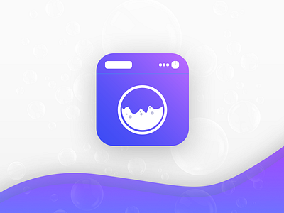 Laundry App icon app branding design icon ios laundry logo ui