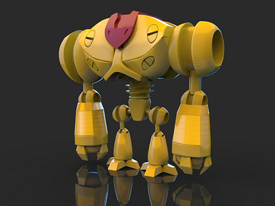 Robo - Mark 01 3d 3d art concept design illustration modeling robot ui ux vector vray
