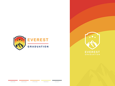 Everest Graduation - Education logo app branding concept design education education app gradient icon illustration iphone logo study typogaphy vector web