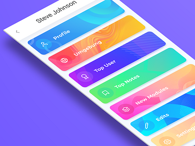 Cards Menu app ios menu card menu design mobile ui design